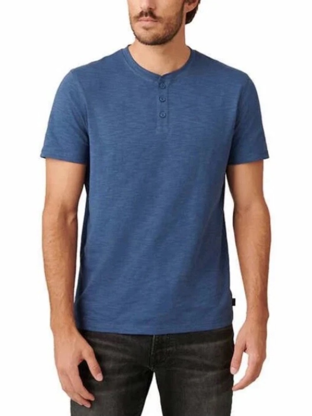 Lucky Brand - Men's Gray Henley Shirt